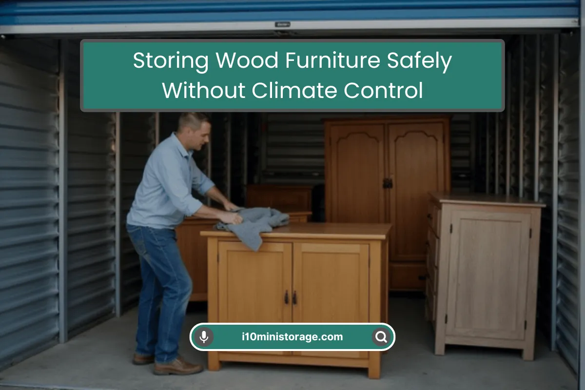 Storing Wood Furniture Without Climate Control